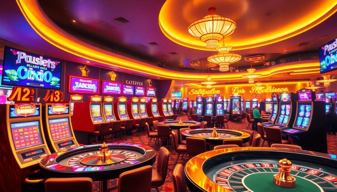 Jouer à des jeux passionnants sur un casino en ligne moderne avec des machines à sous et des tables de roulette