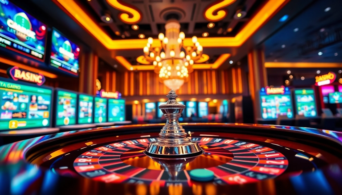 Jouer au meilleur casino en ligne Belgique avec une ambiance luxueuse et une roulette attirante.