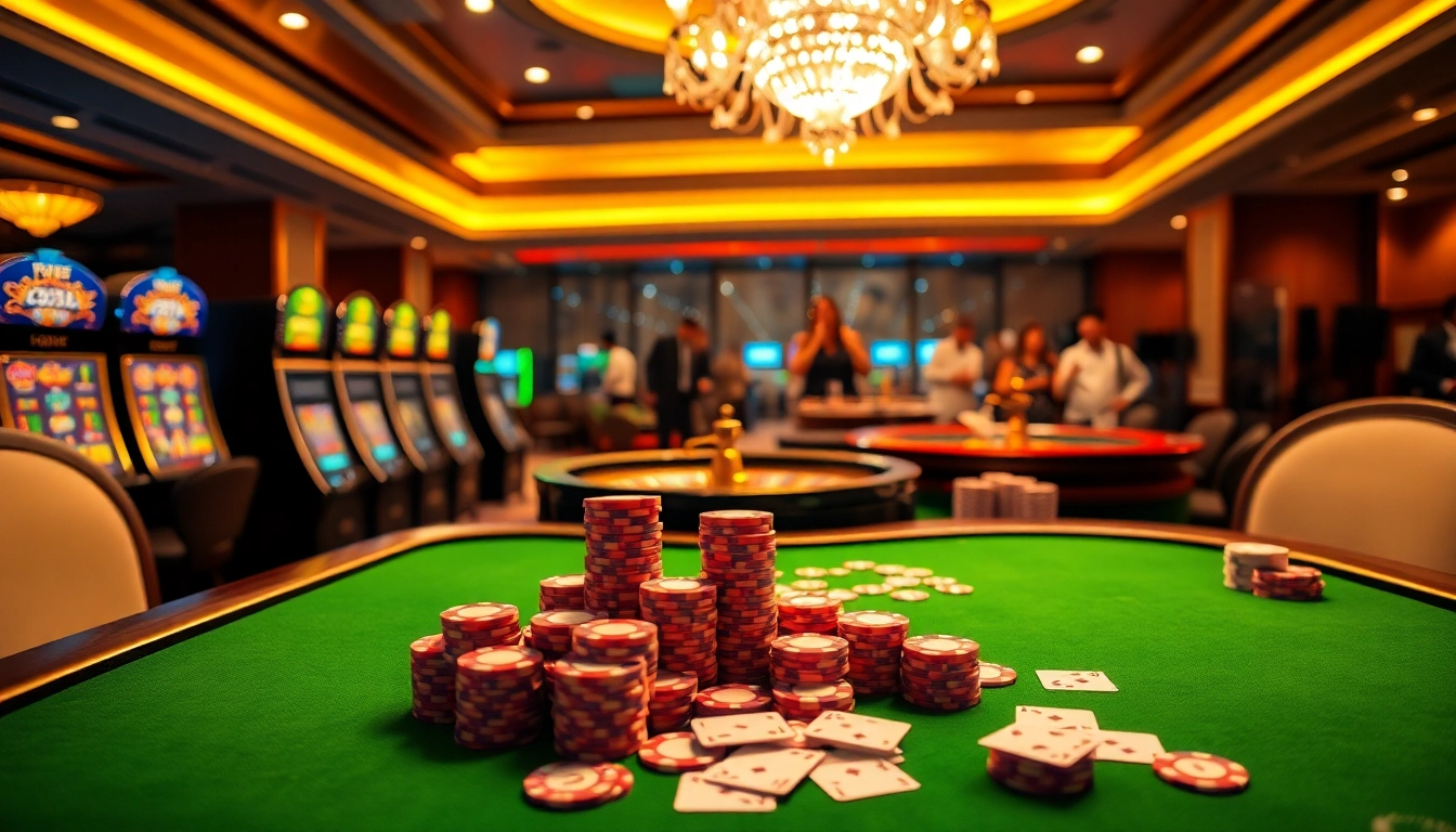 Experience the excitement of winning at 555 win with vibrant casino games and elegant surroundings.