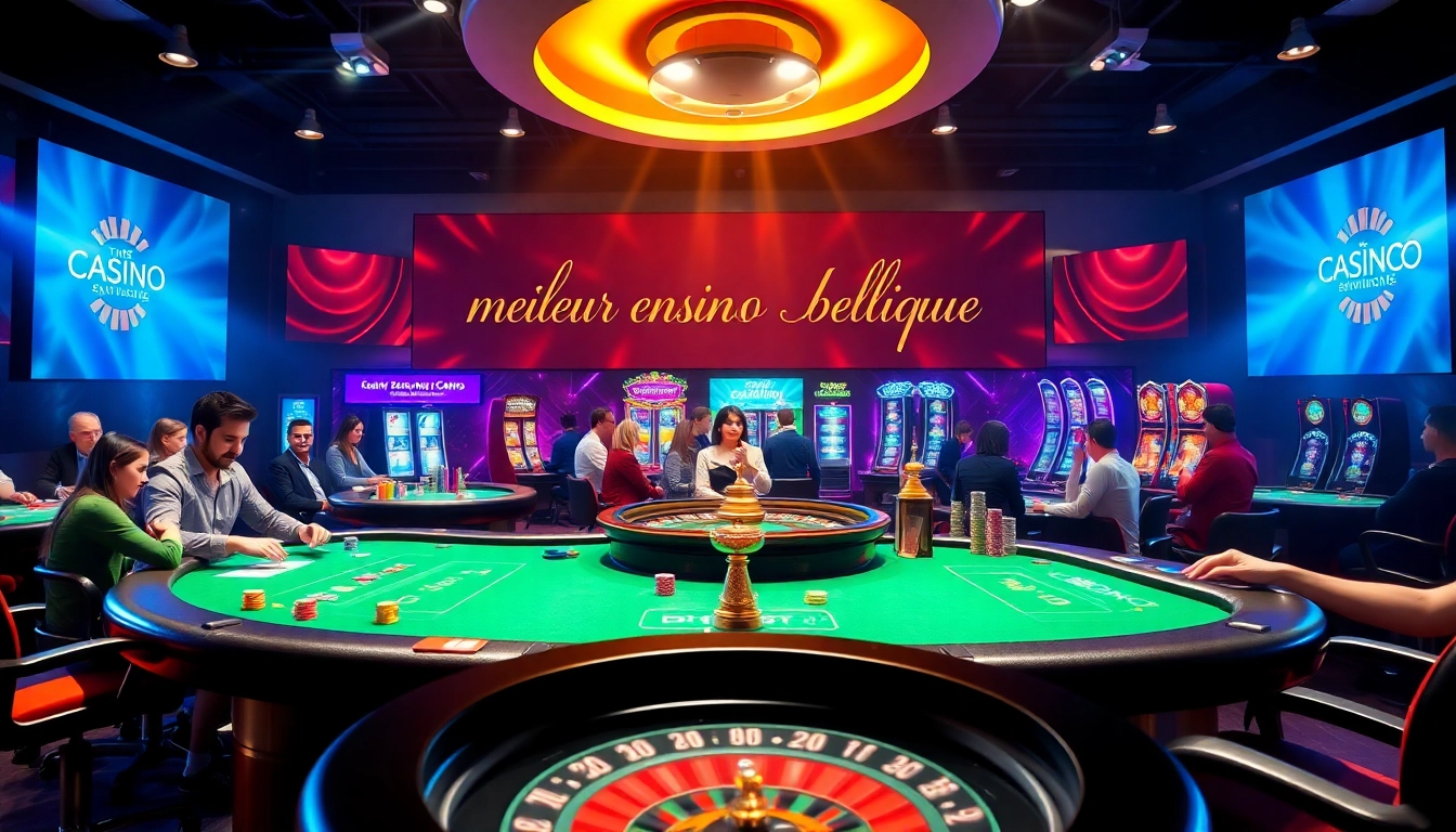 Découvrez les offres du meilleur casino en ligne belgique avec des jeux excitants en direct.