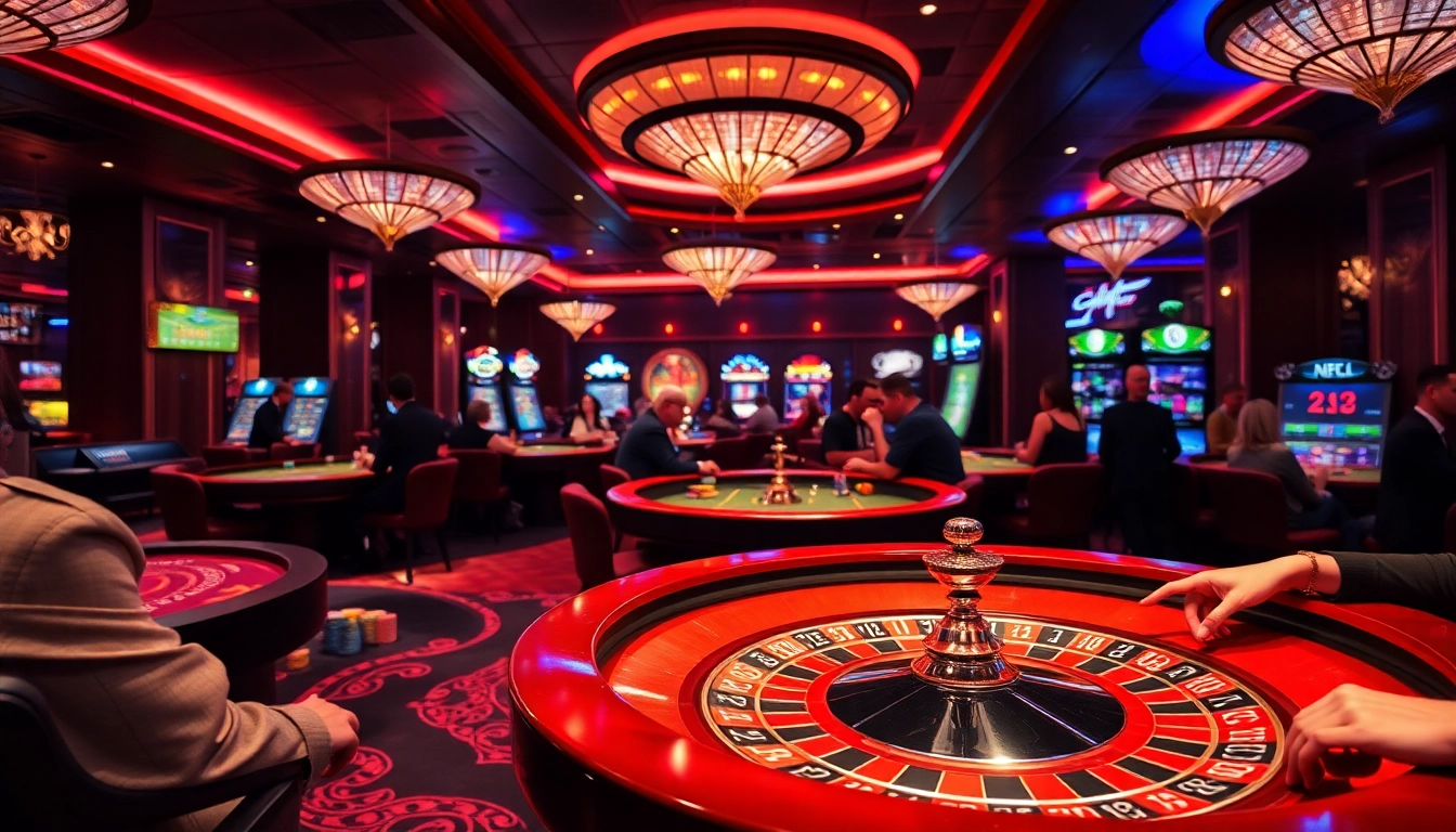 Découvrez un casino crypto moderne avec des jeux de table animés et des joueurs engagés.
