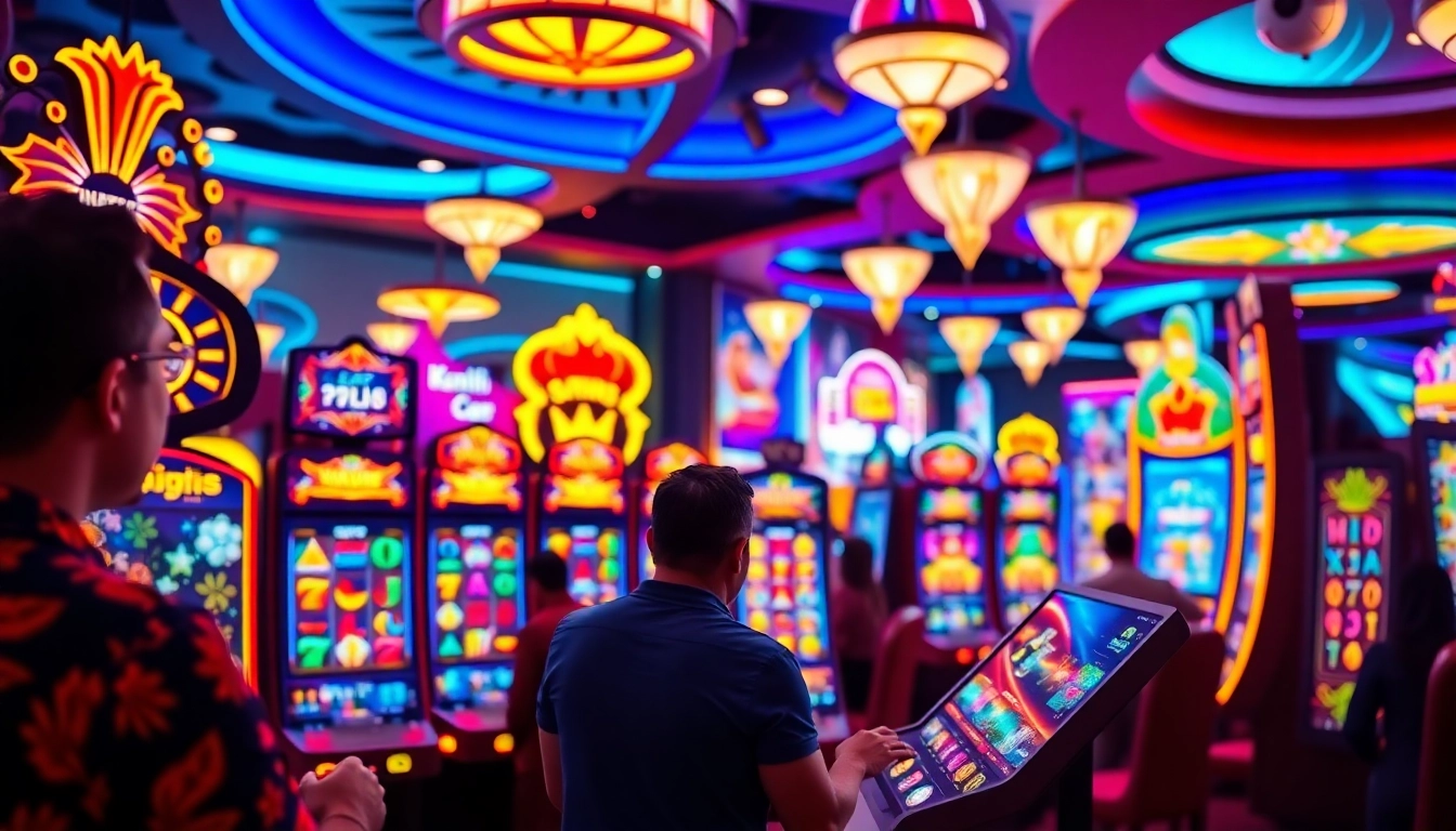 Jouer aux machines à sous en ligne argent réel avec une expérience immersive et des jeux colorés.