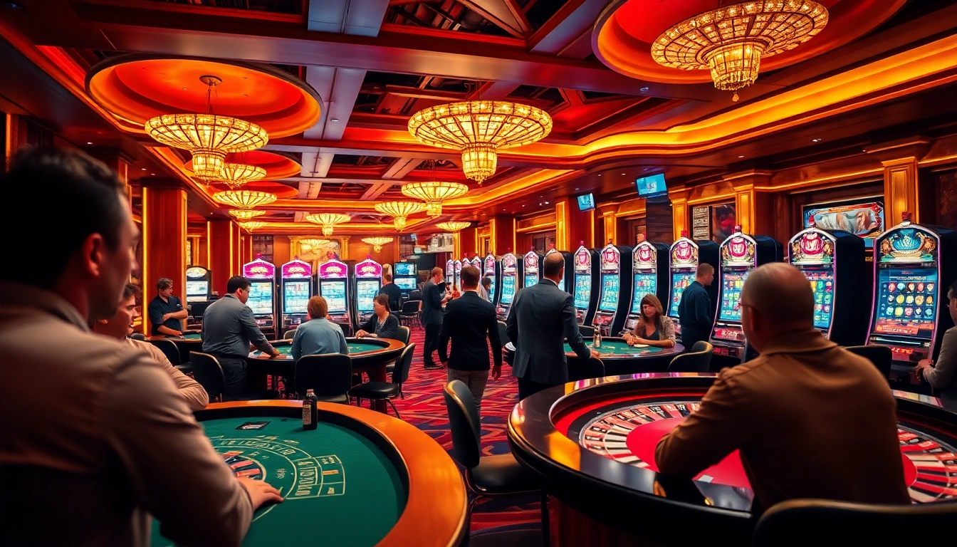 Jouez à des jeux captivants au casino en ligne dans une ambiance électrisante.