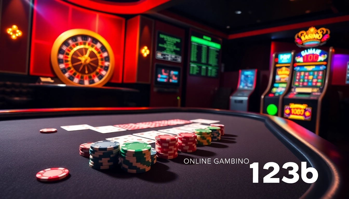 Experience the thrill of winning at 123b with exciting poker games and vibrant casino visuals.