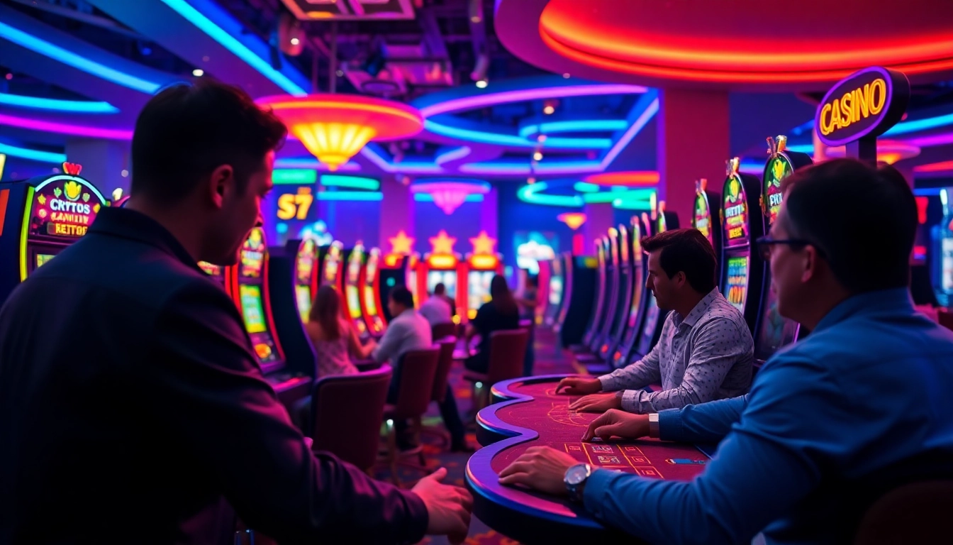 Profitez des jeux de crypto casino avec une ambiance dynamique et colorée.