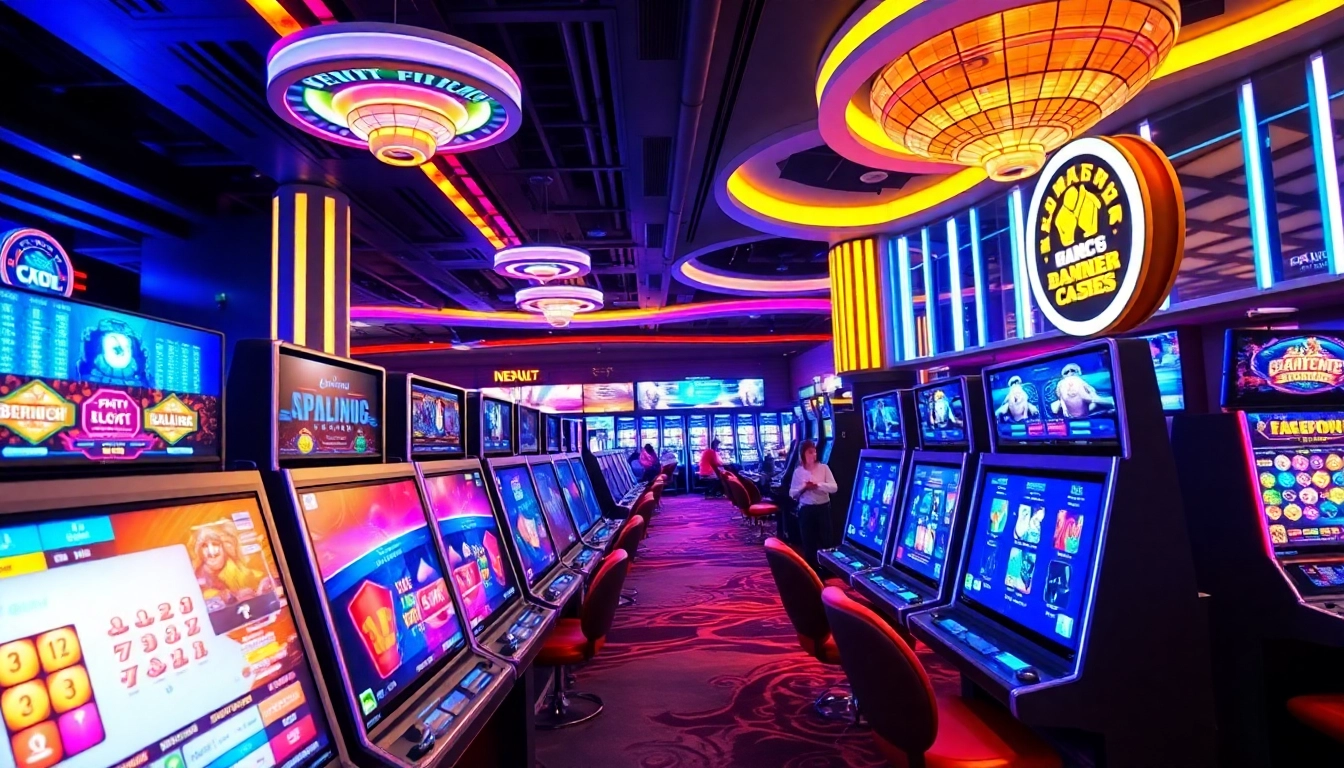 Jouer à nouveau casino en ligne dans un environnement moderne avec des jeux vibrants.