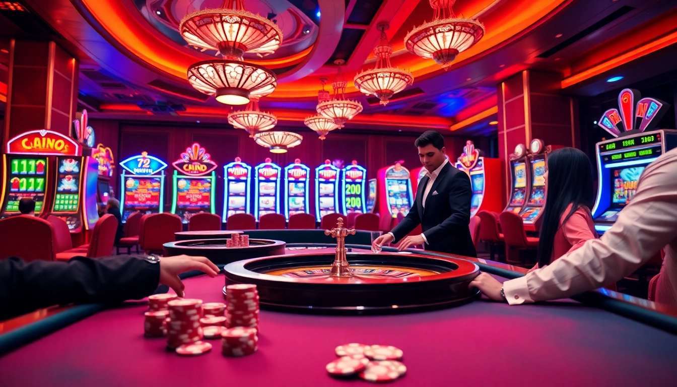 Engage in thrilling poker action at 789P Casino, with vibrant table settings and dynamic game elements.