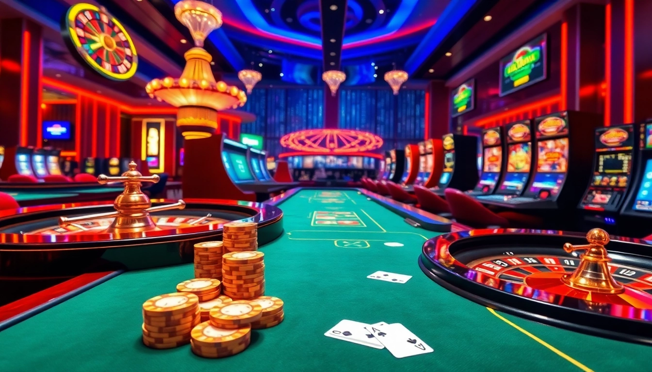Experience the thrill at the meilleur casino en ligne 2026 with vibrant gaming tables and exciting interfaces.